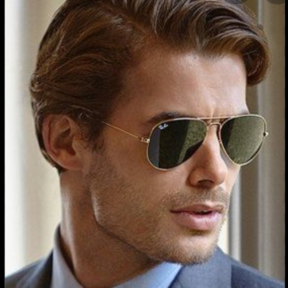 ✅New Sale-RayBan Aviator Classic /Golden-Green